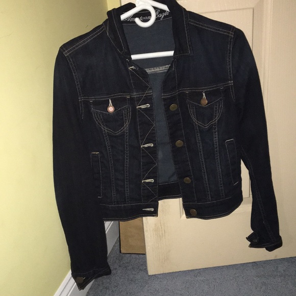 Dark denim jacket - Picture 1 of 3